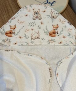 Toalha de Banho Capuz - Bosque da Raposa