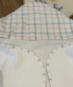 Toalha de Banho com Capuz - Xadrez